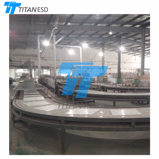 PVC Antistatischer Netzwerkboden Computerraum Leitfähiger ESD-Vinylfliesenboden 600 * 600 * 2 mm