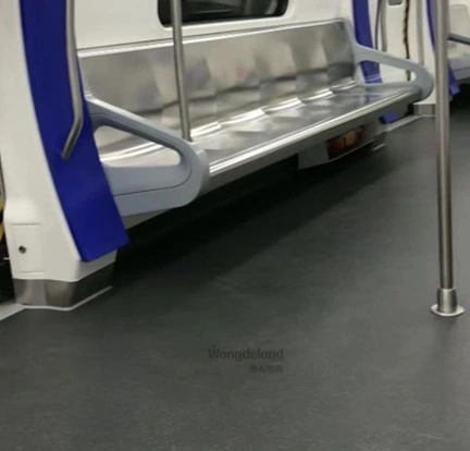Sicherheits-Anti-Rutsch-R10-Schmirgel-PVC-Bodenbelag in Rollen für Küche, Bus, Schiff, U-Bahn-Station